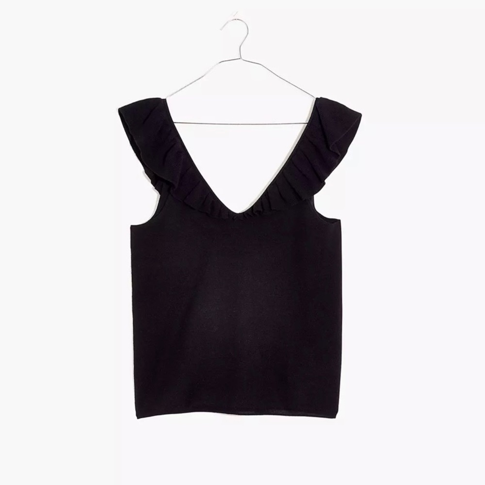 Madewell Belhaven Ruffle Sweater Tank